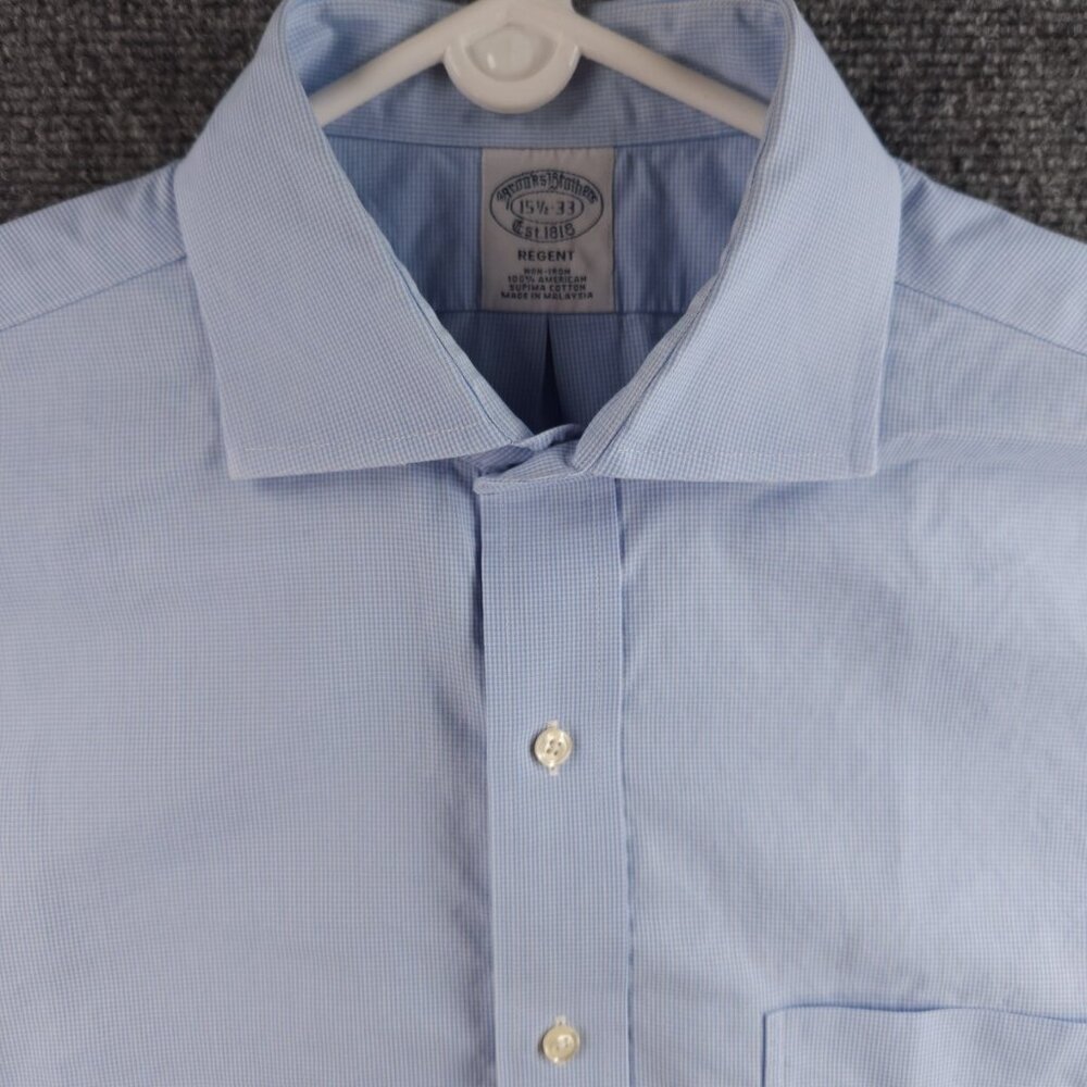 Brooks Brothers Light Blue Regent Cotton Button-Down Shirt